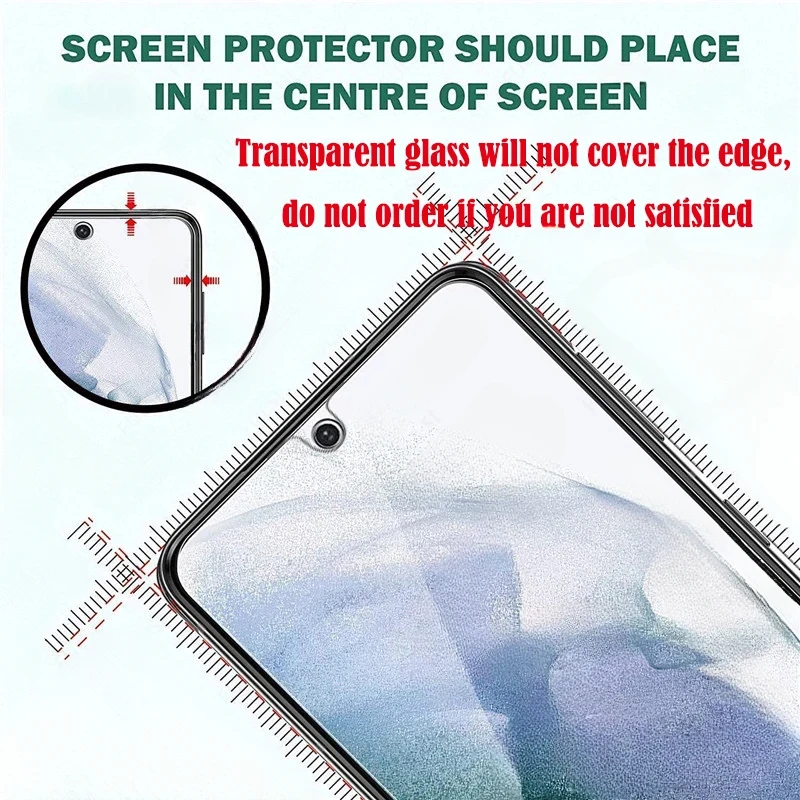 6-in-1 Full Coverage Tempered Glass Screen Protector and Camera Film Set