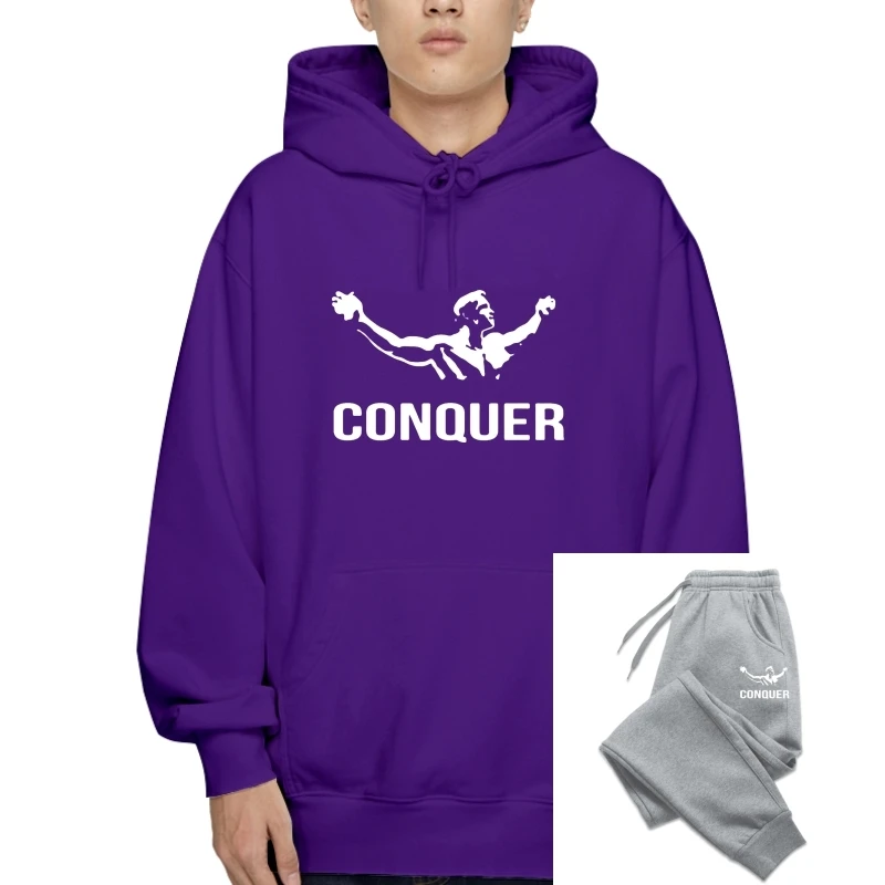

Arnold Schwarzenegger Conquer Gym Aesthetics Vintage Men T-Pullover