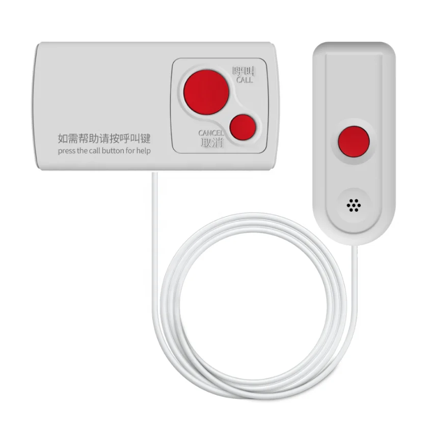 

JIANTAO JT-W2 With 2 Buttons Wireless Nurse Calling System Caregiver Emergency Calling Button For Hospital Clinic Nursing Home