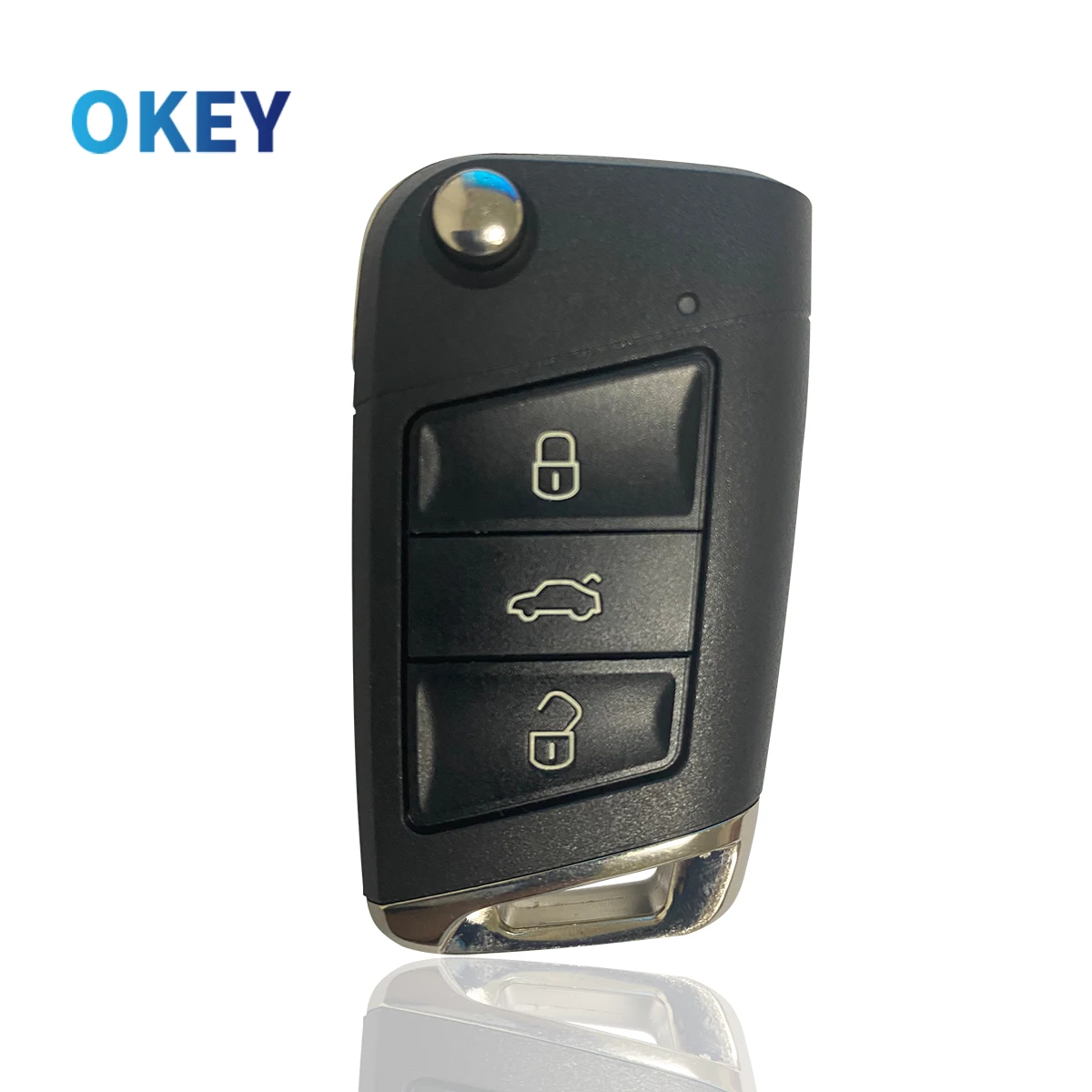 OkeyRemoteCarKeyShellReplacementCaseForVWGolf7GTIMK7Skoda