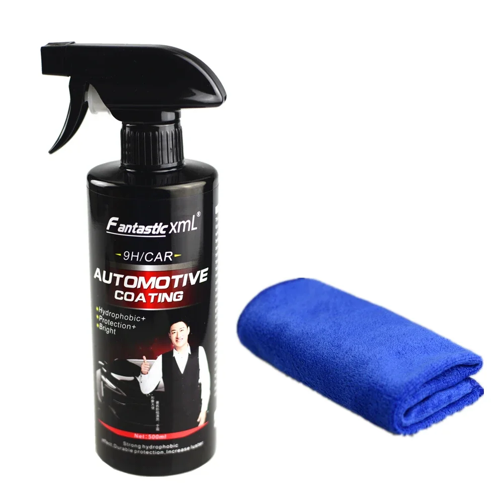 Ceramic Car Coating 500ML Nano Liquid Glass Plated Crystal Hydrophobic Waterproof Polishing Paint Hardness Liquid Glass for Cars