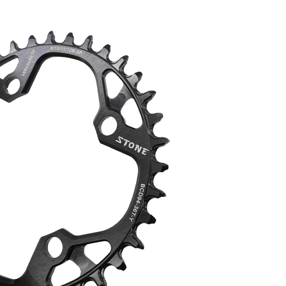 JZK 104 BCD smal breed kettingblad 38T met bouten, 104BCD smalle brede enkele kettingring voor mountainbike, racefiets, MTB, BMX fiets