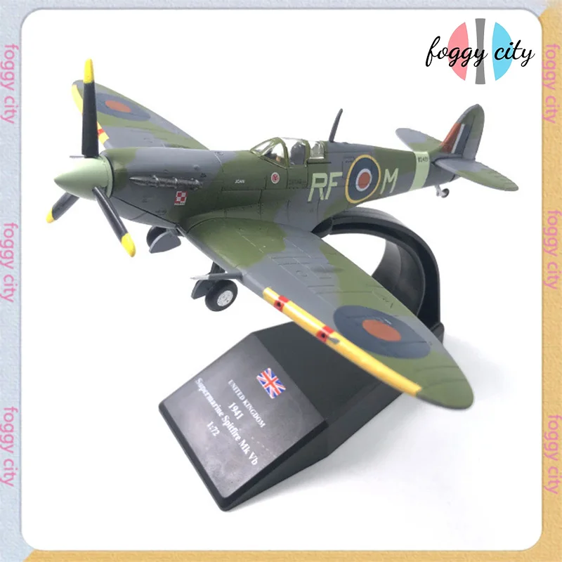 

Alloy Aircraft Model Ornament 1:72 Nsmodel World War Ii Spitfire Fighter Simulation Alloy Fighter Model Boy Birthday Gift