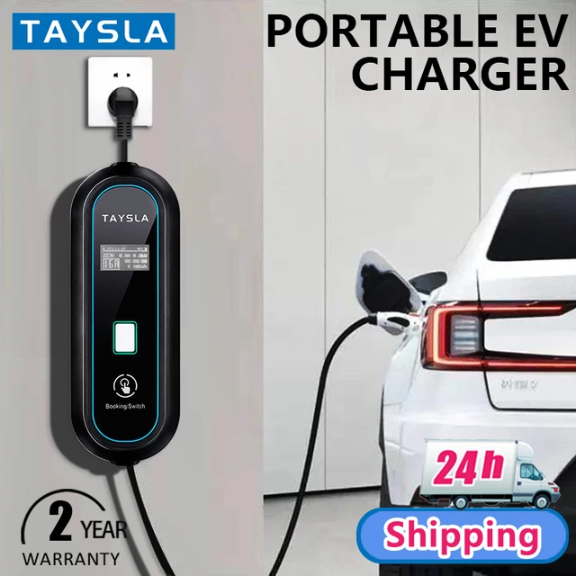 Taysla-Station de charge électrique portable EV, chargeur de