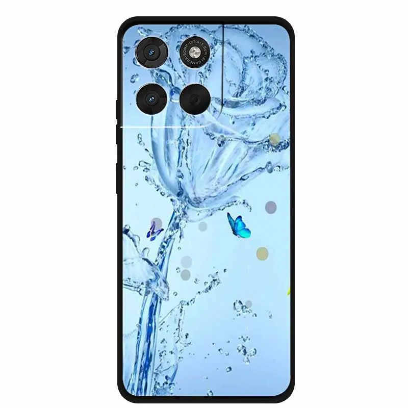 Lion Design Soft Silicone Animal Phone Case - Black TPU Protective Bumper Cover