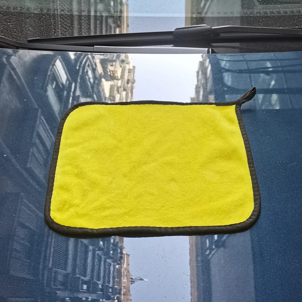 Microfiber Towel 3/10/40Pcs Microfiber Car Cleaning Towel Thicken Soft Drying Cloth Car Body Washing Towels Double Layer Clean Rags Detailing