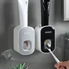 Automatic Toothpaste Dispenser Dust-proof Toothbrush Holder Wall Mount Stand Bathroom Accessories Set Toothpaste Squeezer 1