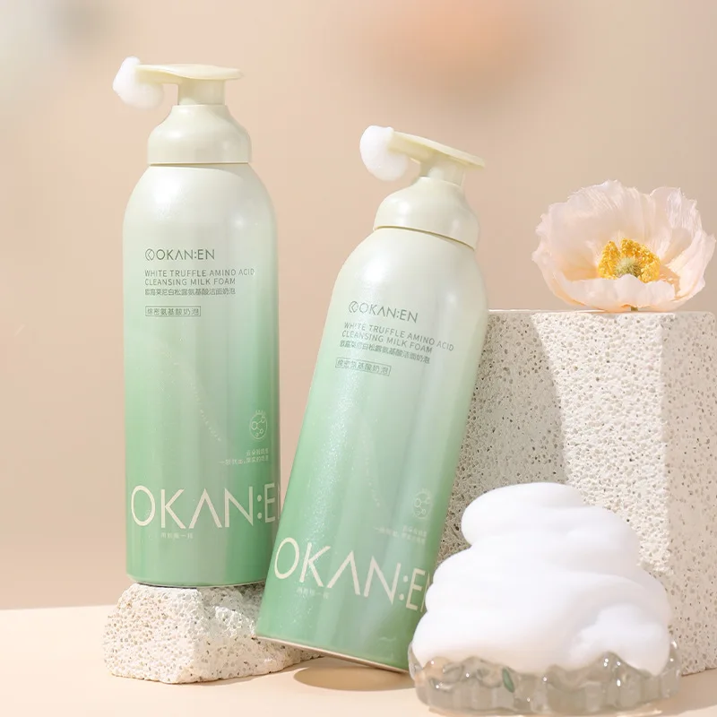 White Truffle Amino Acid Cleansing Milk Foam Cleansing deep cleaning Oil Control Moisturizing Mousse facial cleanser Skincare