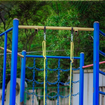 2Pcs Outdoor Swing Connecting Straps Durable Lightweight Scratch Resistant Easy to Use and Stow Sturdy Structure High Weight