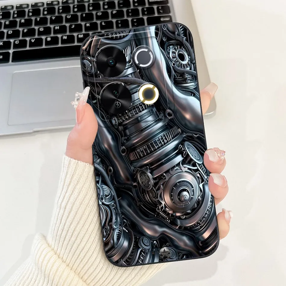 Fashion Dusk Beach Painting Shockproof Silicone Phone Case