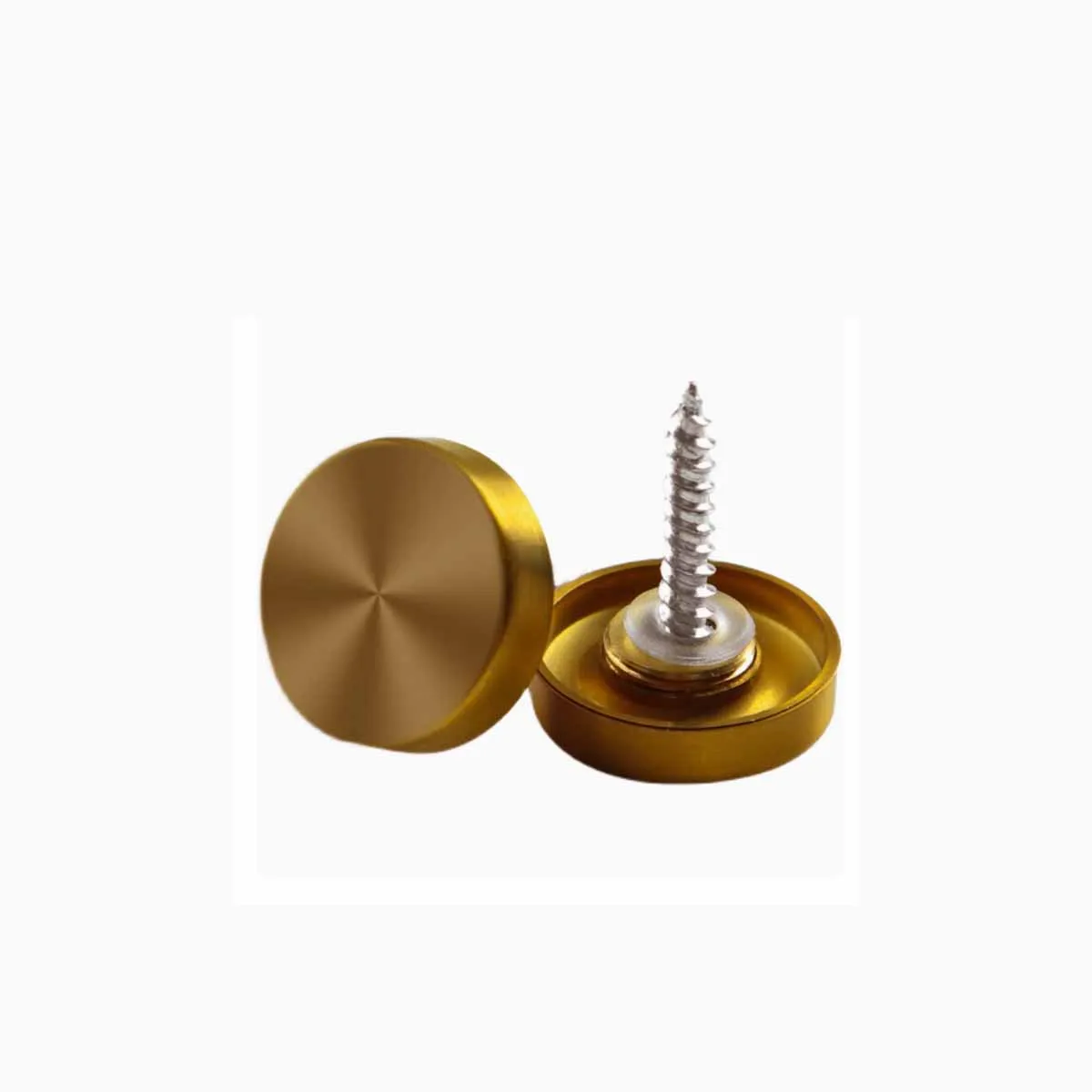 304 Stainless Steel Advertising Glass Decorative Cap Acrylic Ceramic Tile Mirror Fixing Self Tapping Screw Cover