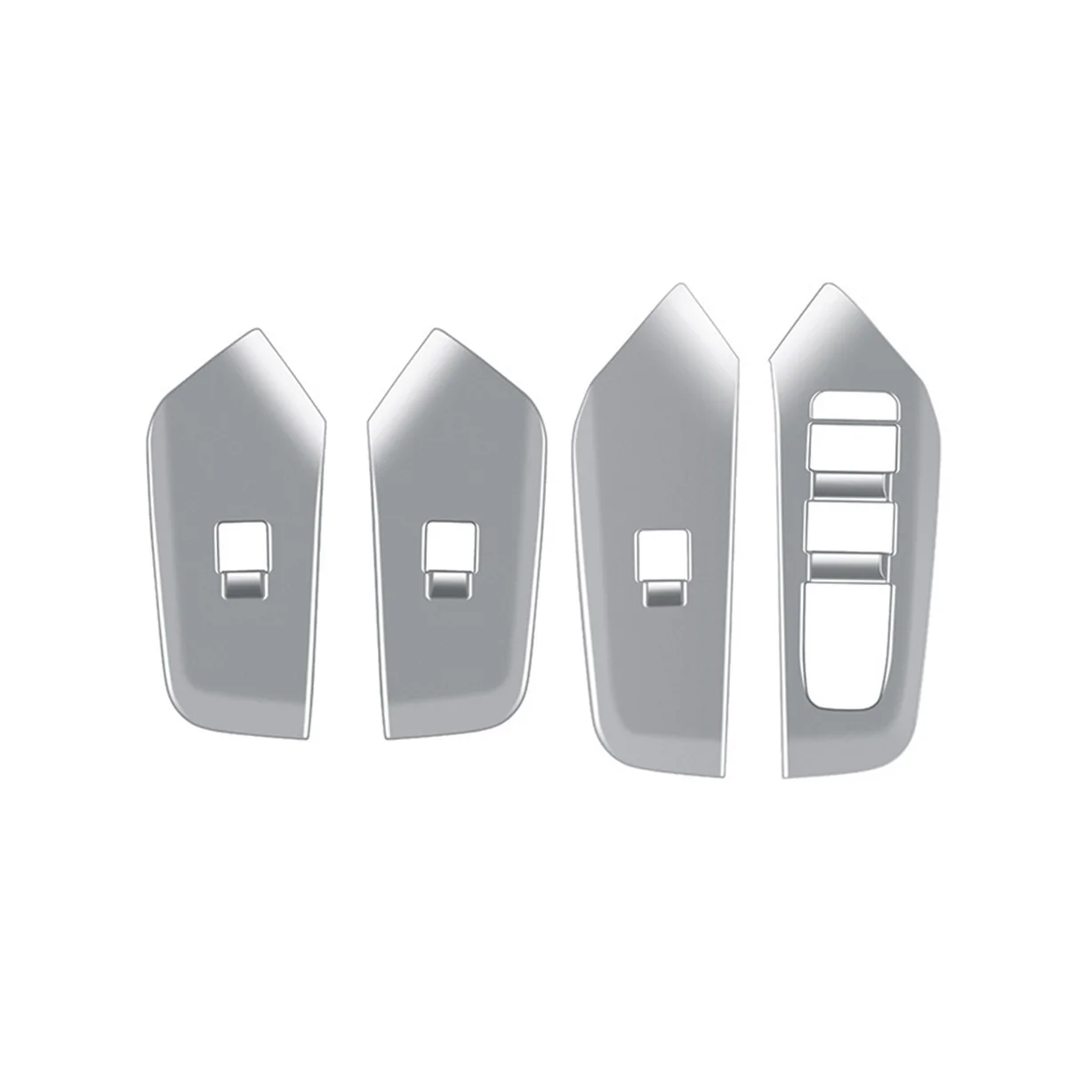 

Car Silver Window Glass Lift Button Switch Cover Trim Door Armrest Panel for Toyota Prius 60 Series 2020-2023