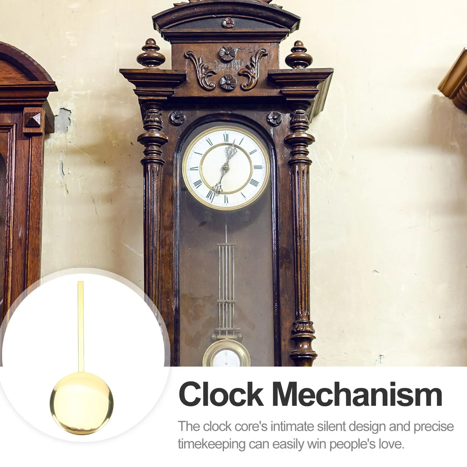Pendulum for Wall Clock Clocks Part Vintage Home Decor Replacement Radio Mechanism