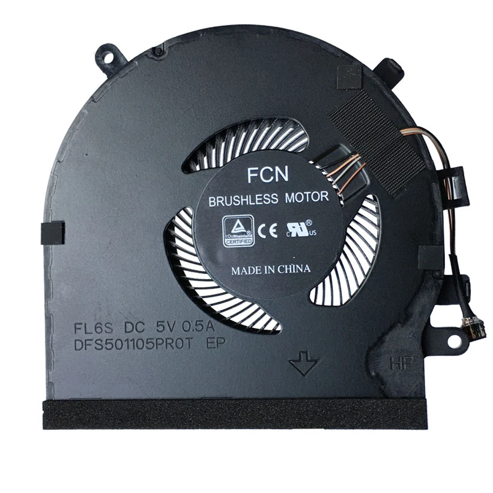 Ventilador de Refrigeração Cpu para Lâmina Razer 15 Rz090270 02705e76 Rz09 3009 E97 Gpu Refrigerador Radiador Novo Dfs5k121142621 Flk7 Fl6s - Imagem 6