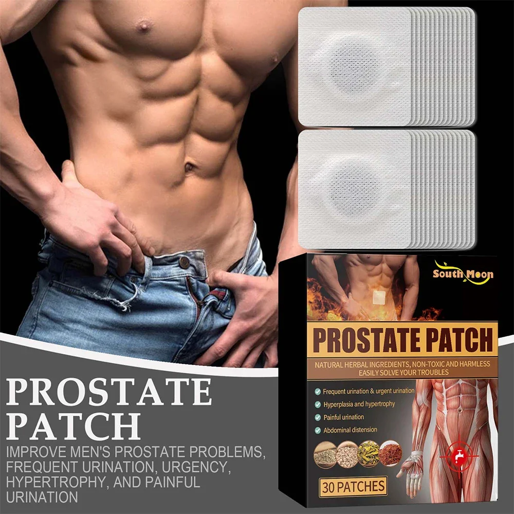 Personal Health Care Prostate Massage Patch Relieves Discomfort Promote Blood Circulation Herbal Treats