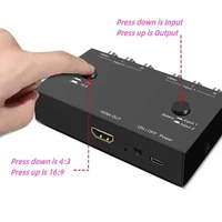 1080P 2 Way AV to HDMI-Compatible 2AV TO HDMI-Compatible 2RCA TO HDMI-Compatible Multi-Function Convenient Signal Converter - Image 3