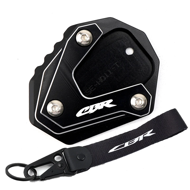 오토바이 킥스탠드 확대 패드 사이드 스탠드 익스텐션, 혼다 CBR 650 R 650F 500R CBR650F CBR500R 2022 키체인
