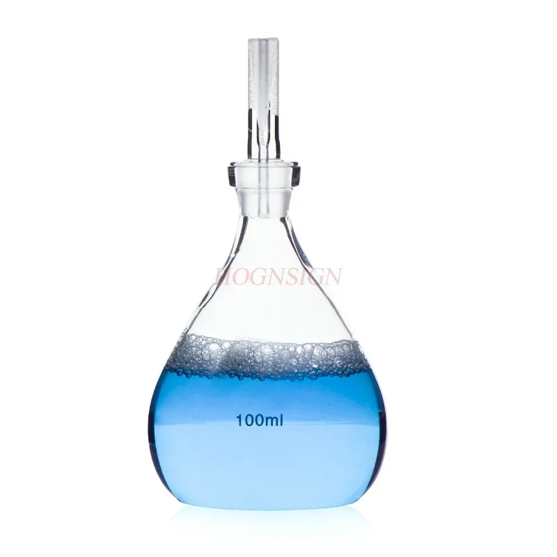 Accurate measurement of 100ml soil liquid bulk density meter using a glass pycnometer