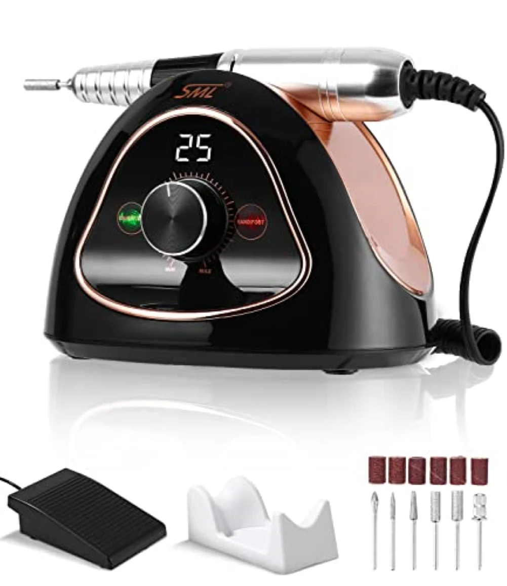 

45000RPM SML M15 Nail Drills Nail Clippers Electric Manicure Pedicure Set Art Grinding Manicure polisher Device