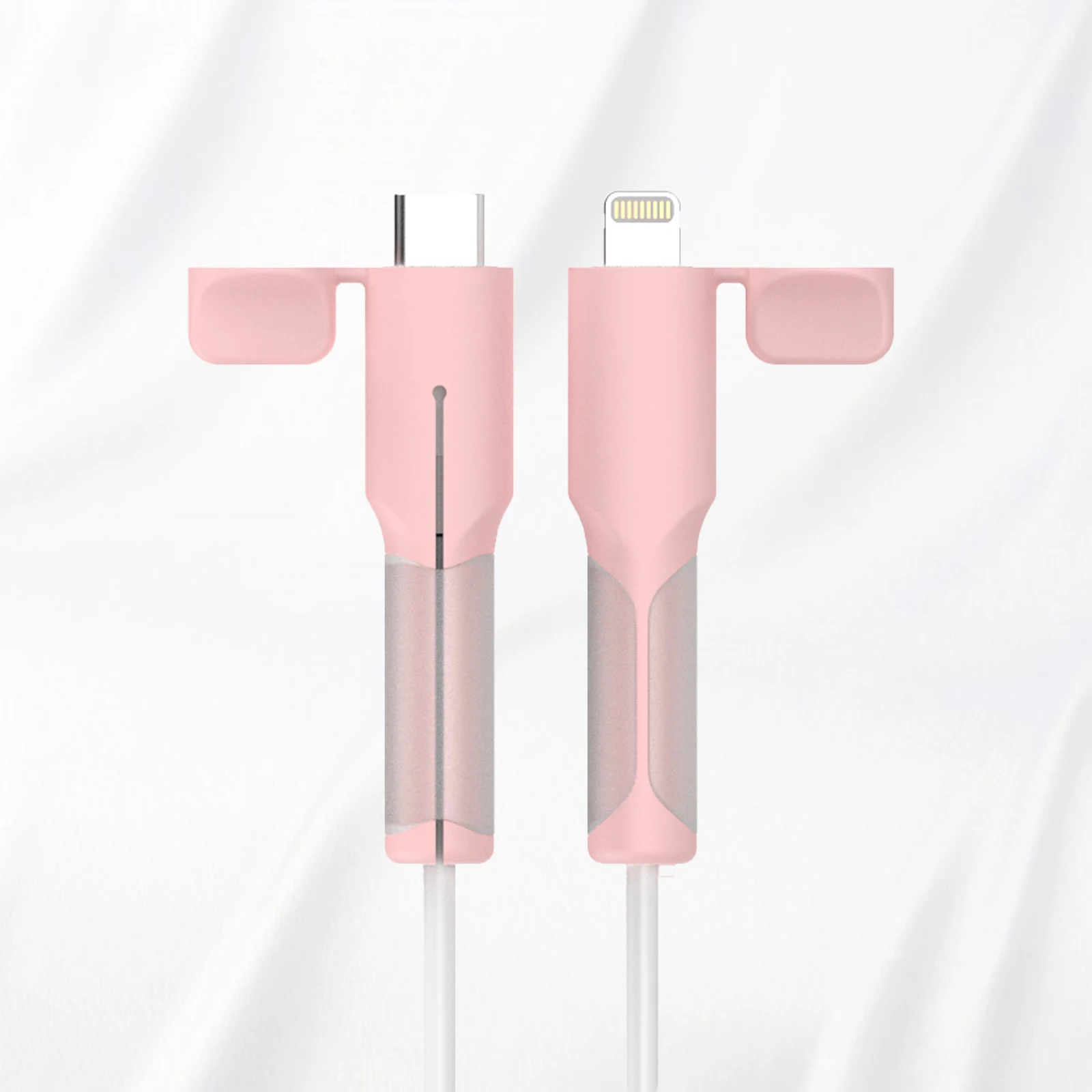 Silicone Multi-Device Charger Cord Protector with Cable Winder