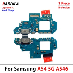 Enhanced USB Charging Dock Plug Socket Port Connector Charge Board Flex (A54 5G With IC - B)