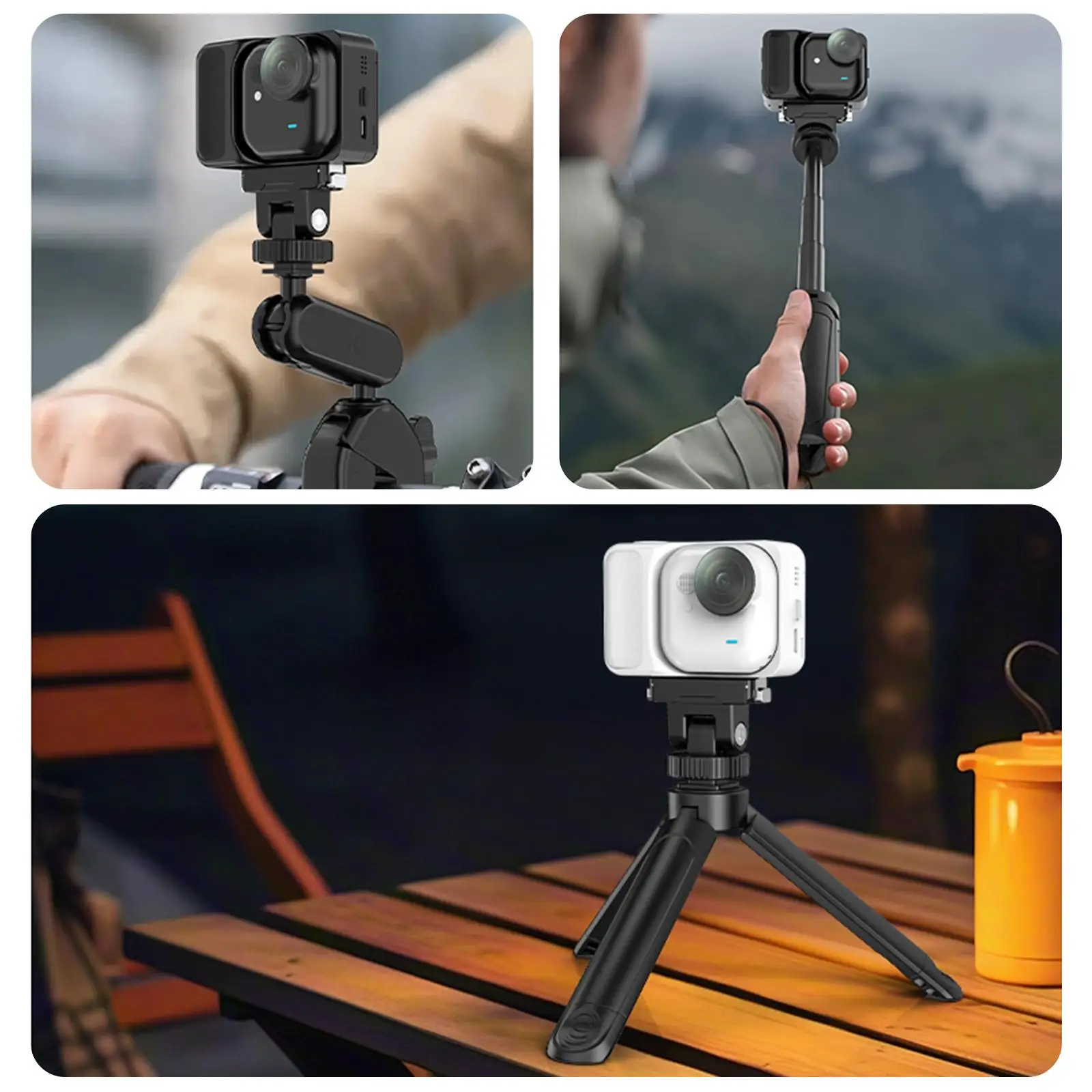 For Insta360 GO UItra PULUZ Plastic Gimbal Magnetic Quick Release Base Mount