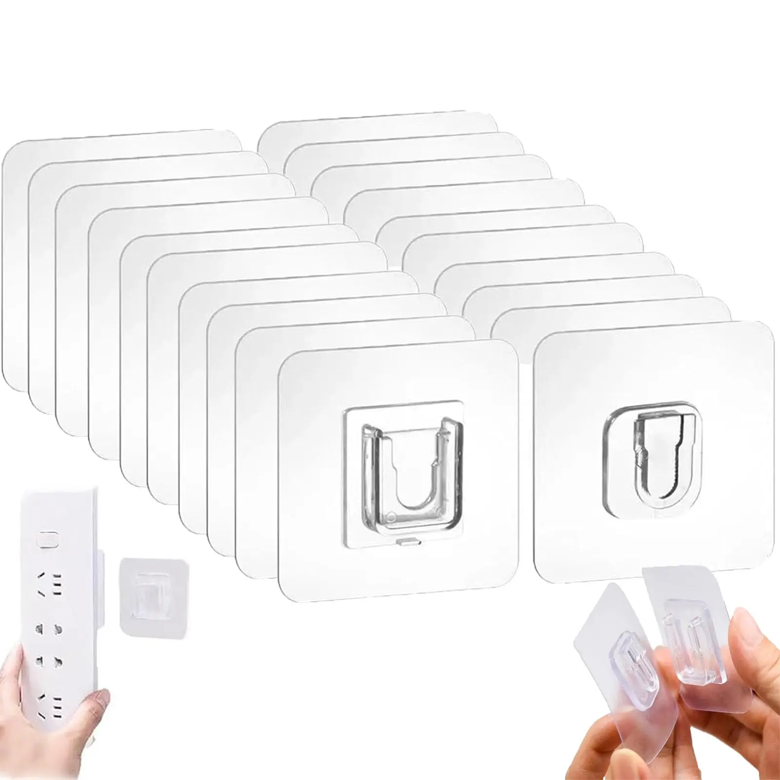 Adhesive Hooks Waterproof Suction Cup for Bathroom Kitchen