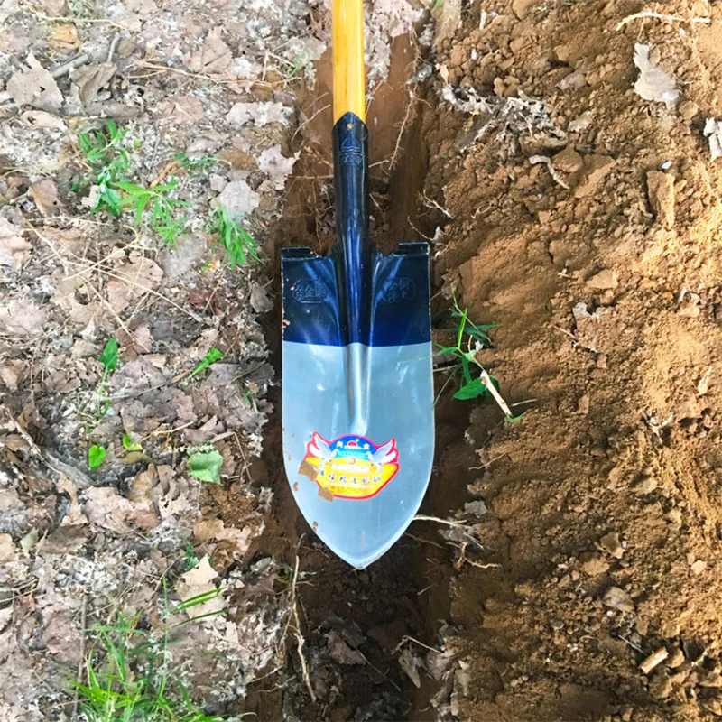 HANTOP Drain Spade Root Saw Spade Narrow Serrated Shovel Digging Shovels For
