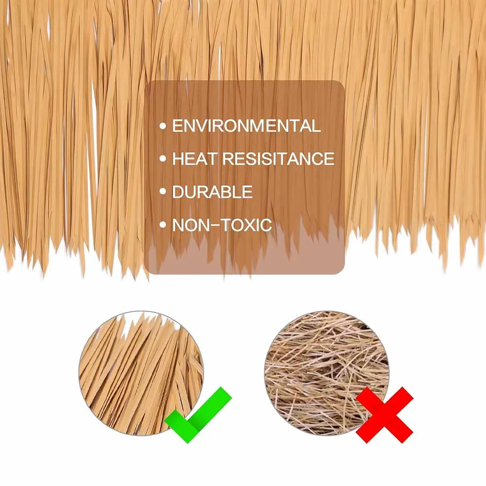 Simulated Thatch Roof Decoration Pavilion Grass Plastic House