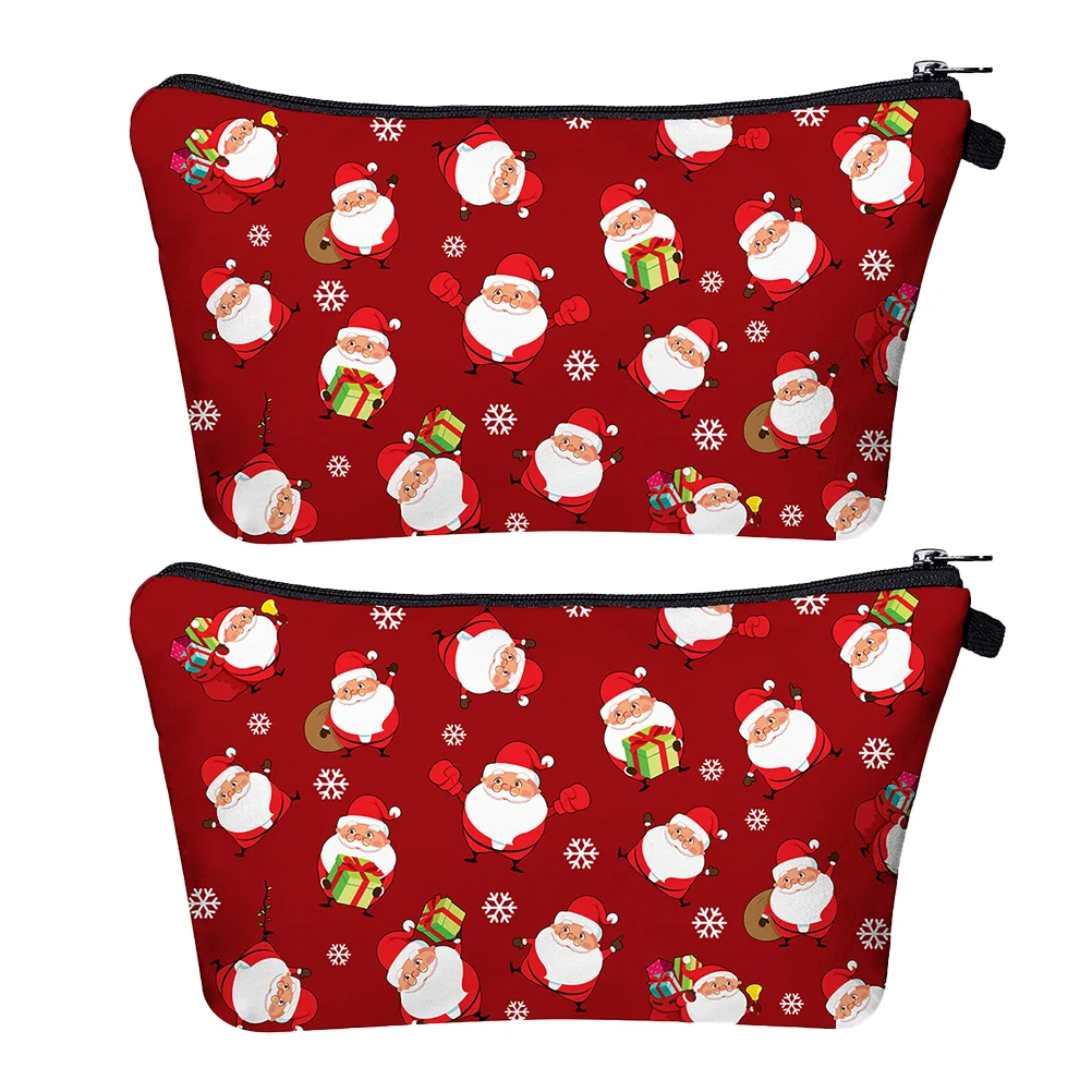 

Christmas Bag Travel Makeup Pouch Toiletry Women Bags Toiletries Organizer