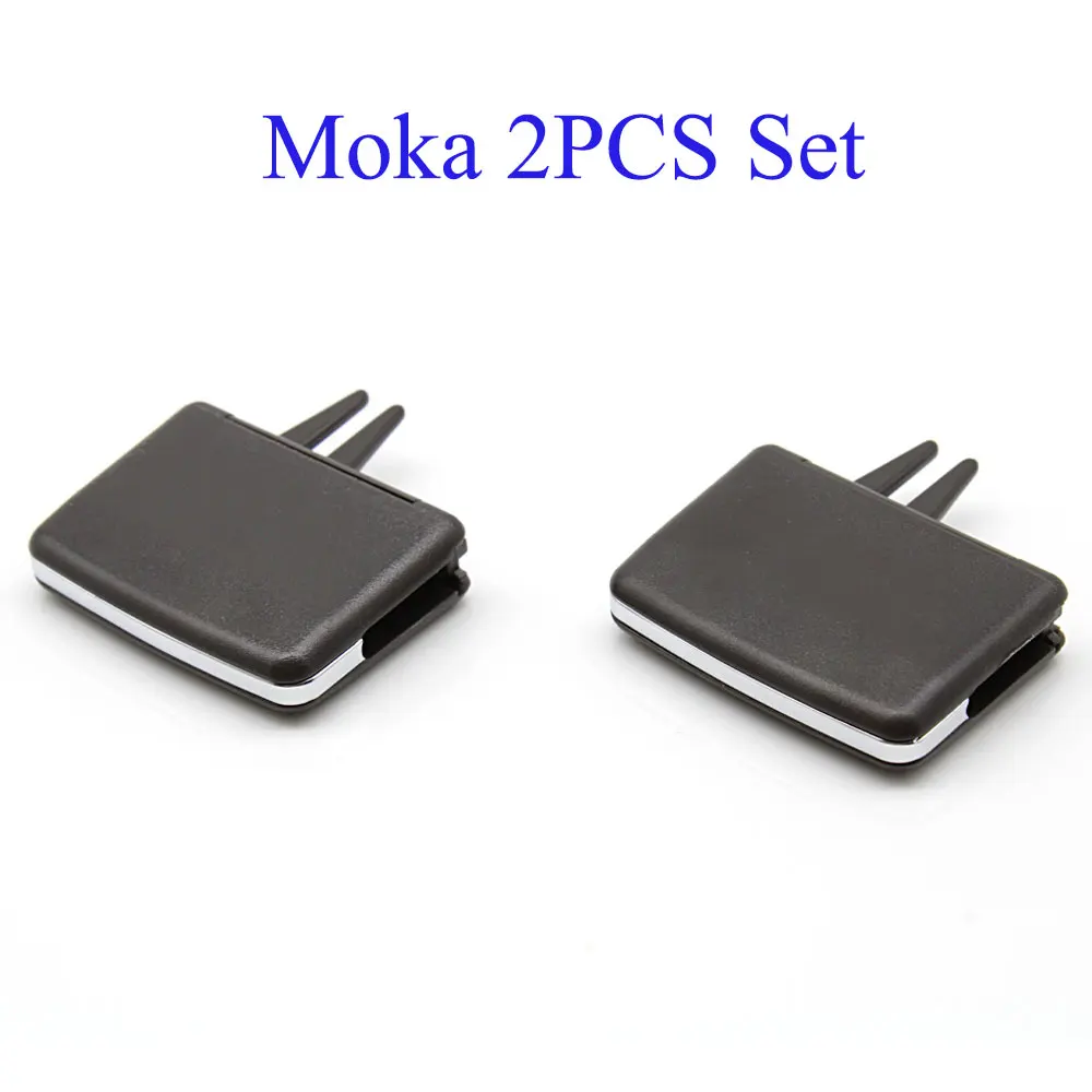 AC Luftauslass Reparatur Kit Hinten Schwarz 2 Stück Für Mercedes W204 C-Klasse, X204 GLK, W212 E-Klasse