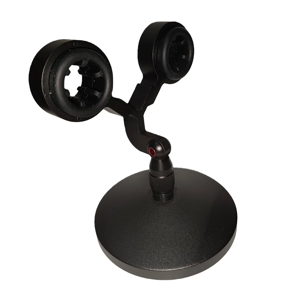 VIP55SM 듀얼 마이크 설치 키트 SM57 프레지덴셜 마이크용 범용 스탠드 트윈 지원 마이크 쇼크 마운트