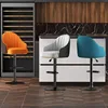 VIP2 modern simple bar chair lift home chair swivel bar chair light luxury bar chair backrest high bar chair 2