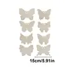 Wooden Wind Chimes Kids Craft Hedgehog Wind Chime Painting Set Painted Pendant Craft Set Handmade Butterfly Design Room Decor 6