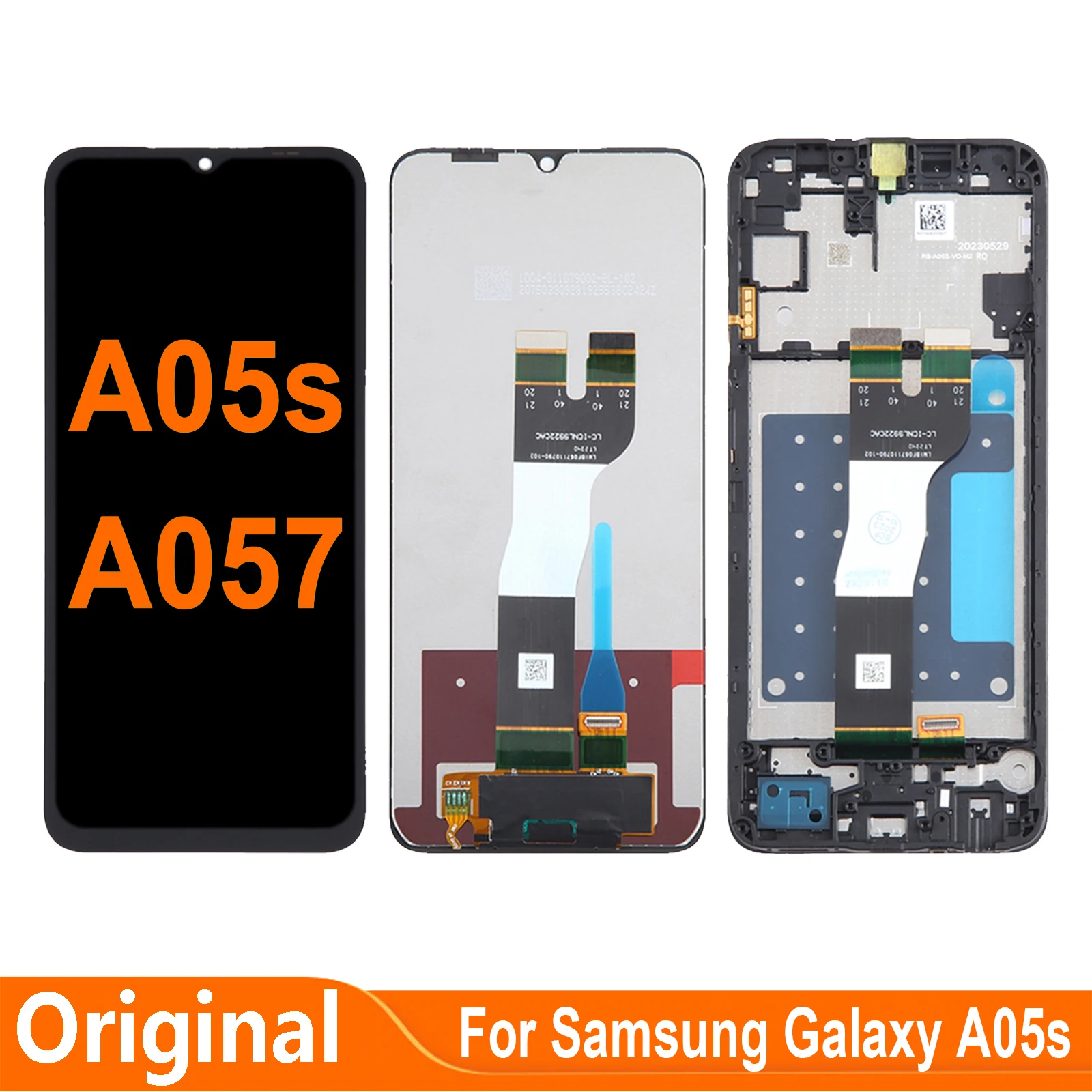 

6.7'' Original For Samsung Galaxy A05s A057 SM-A057F A057F/DS A057M/DS LCD Display Touch Screen Digitizer Assembly