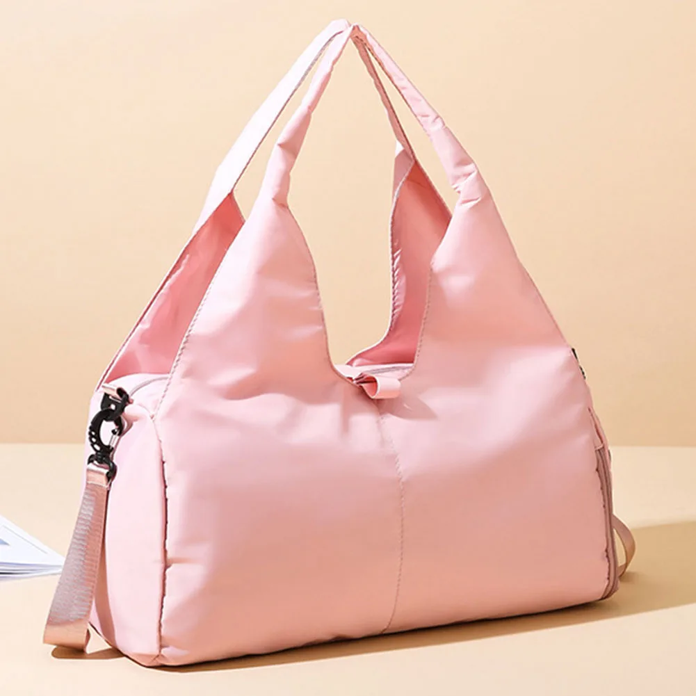 Personalized Handheld Solid-Color Gym Bag Waterproof Casual Leather Handbag Birthday Anniversary Gift