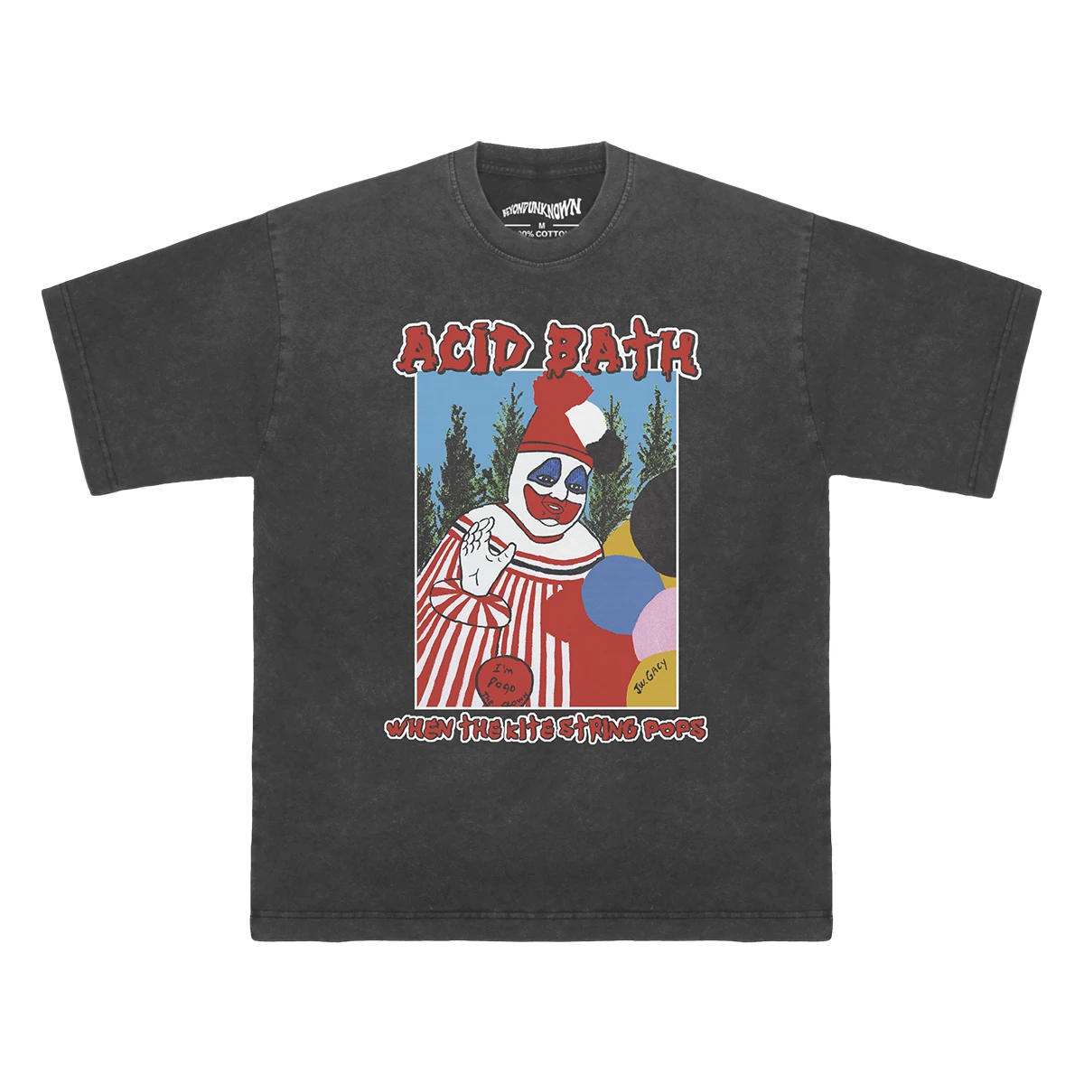 【通販 人気】 Acid Bath T-shirt When The Kite String Pops Sludge Doom ミュージシャン