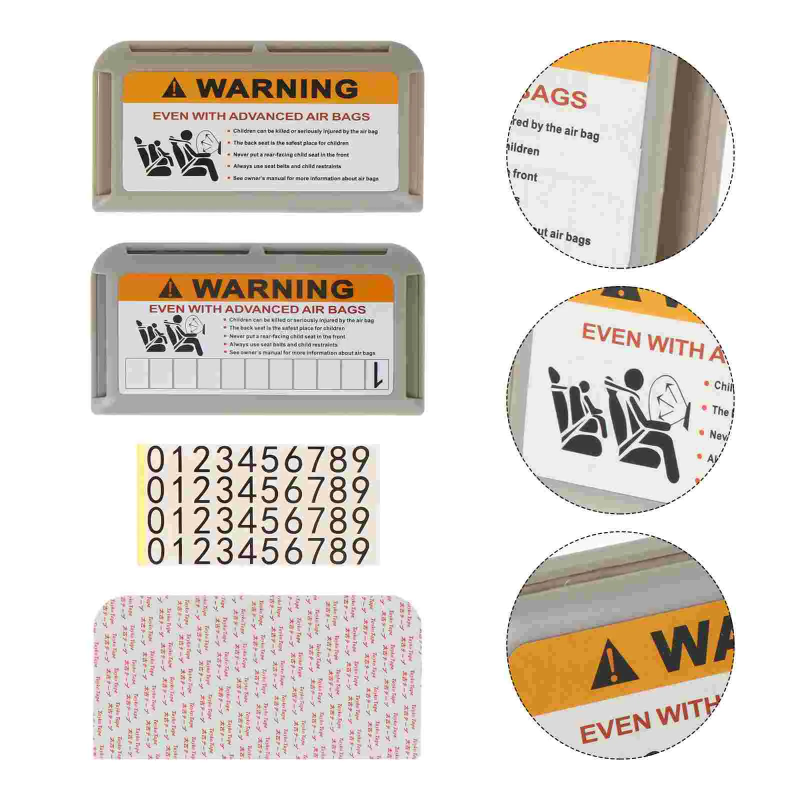 

Auto Interior Accessories Pocket Organizer Card Holder Plastic Visor Sun Cards Clip