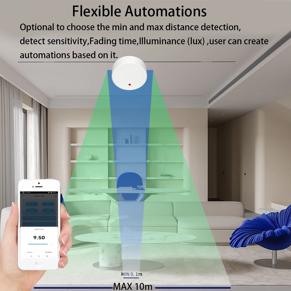 WiFi/ZigBee Smart Human Presence Detector Millimeter Wave Radar Detection Sensor