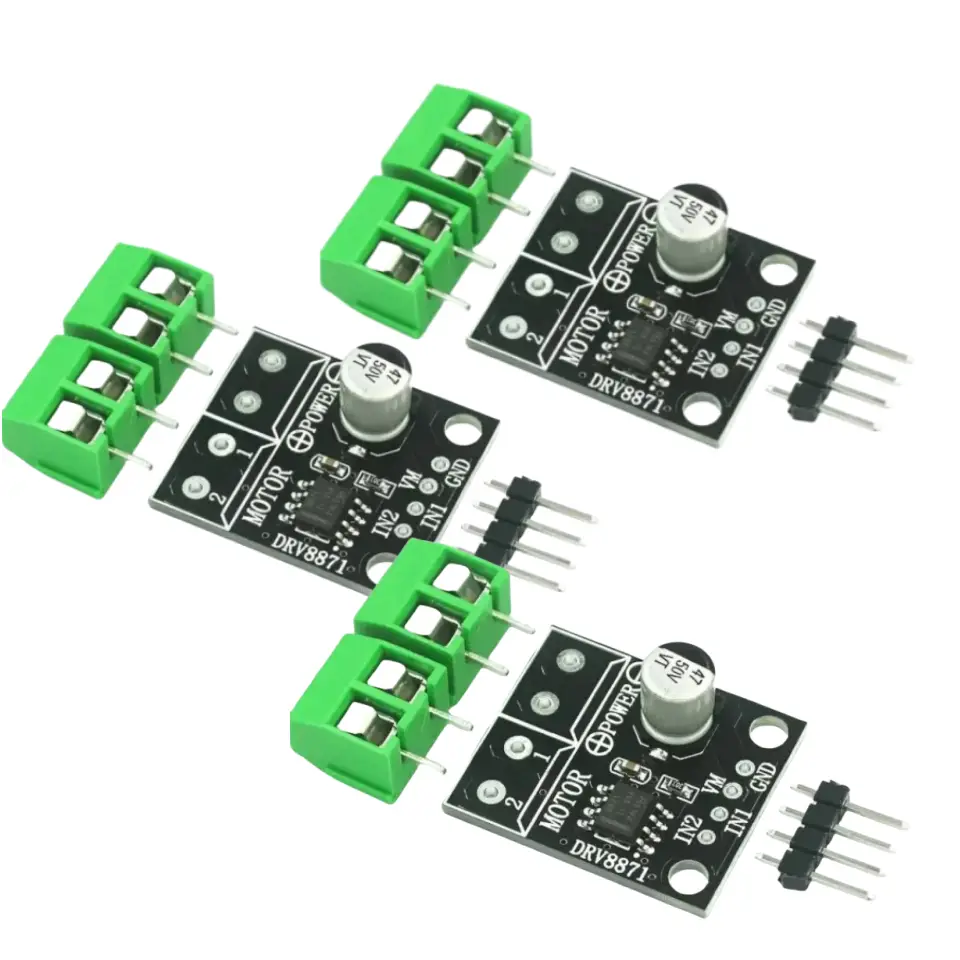 1-10pcs DRV8871 H-Bridge Brushed DC Motor Driver Breakout Board For Arduino PWM Control 3.6A Max Internal Current 6.5V To 45V image 1