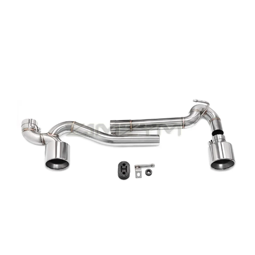 Stainless Steel Dual Exhaust Tip For BMW E90 E92 320i 318i 325i-2013 Exhaust Pipe Muffler Tailpipe Retrofit Car Accessories exhaust muffler tip