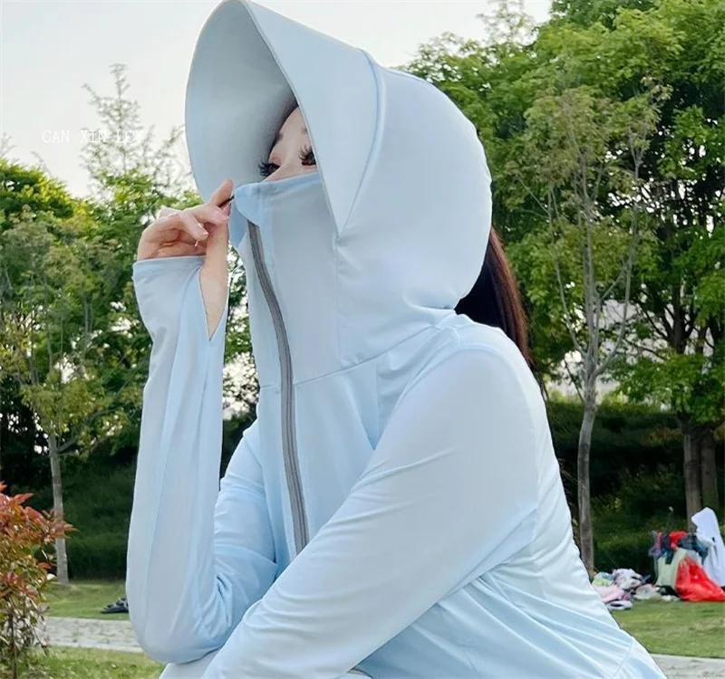 Protection Jacket Uv Hoodie Women's Upf Zip Up Women Womens