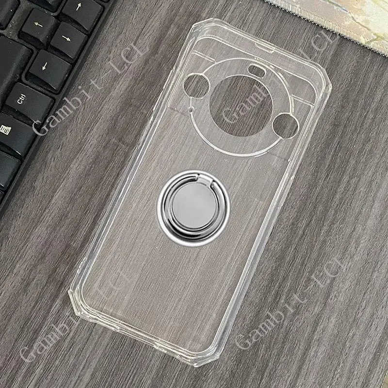 Blackview BL9000 Pro Shockproof Silicone Phone Case with Back Ring Holder, 6.78