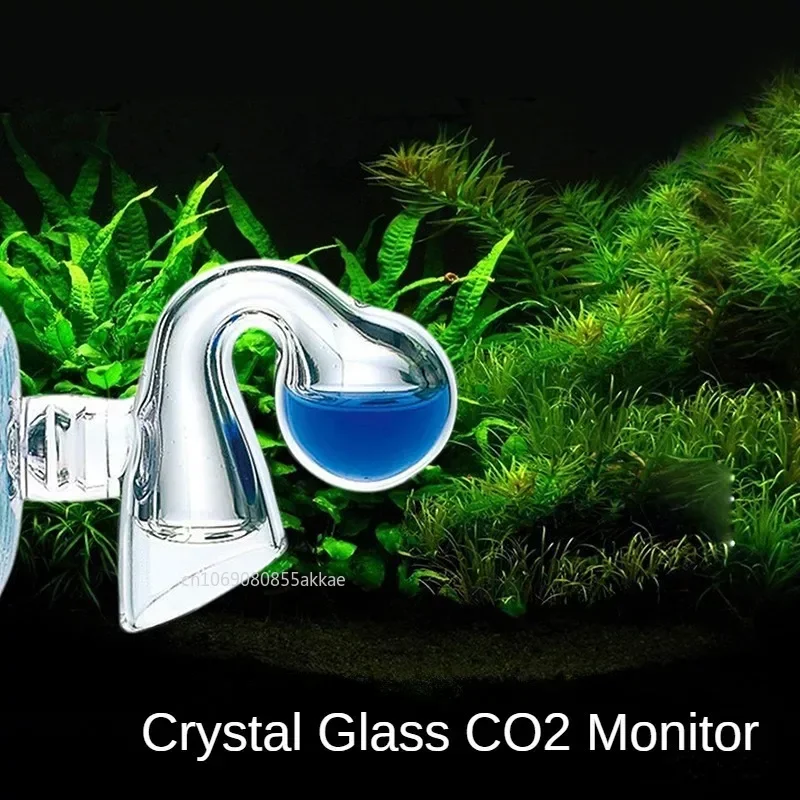 CO2 Fish Tank Diffuse Glass Drop Checker for Co2 Monitor Glass Drop Checker PH Long Term Indicator Monitor Tester Combination aquarium co2 diffuser aquarium co2 accessories aquarium co2 checker co2 drop checker