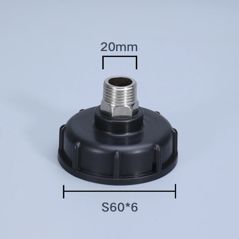 Adaptador de tanque IBC de 1000 l de espesor, conector reductor de acero inoxidable 304, herramienta de interruptor para jardín y hogar