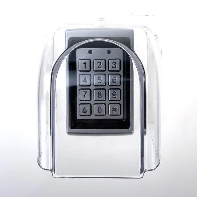 Doorbell Button Shell 86 Mode Style Waterproof Cover Rainproof Case Rain Protector Protection Access Control Keypad Card Reader 5