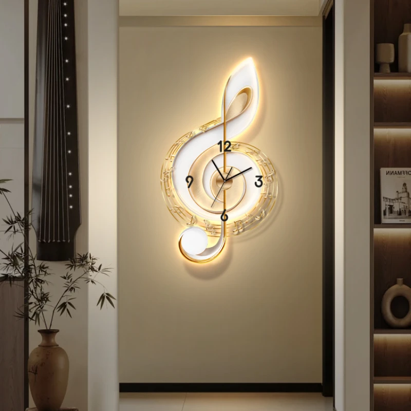 

Minimalist Office Wall Clocks Modern Light Kids Hands Designer Wall Clock Luminous Girls Reloj De Pared Para Sala Decorative