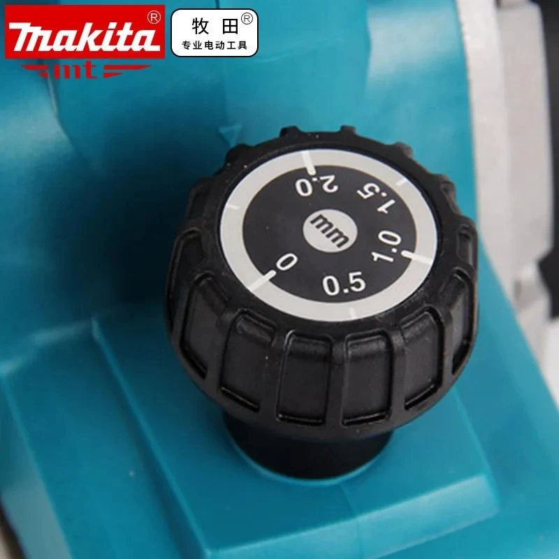 Makita M1901B Electric Hand Planer,500W 16000RPM,Wood Cutting Power Tool with 2mm Adjustable Cut Depth,Ideal Planer Woodworking 5