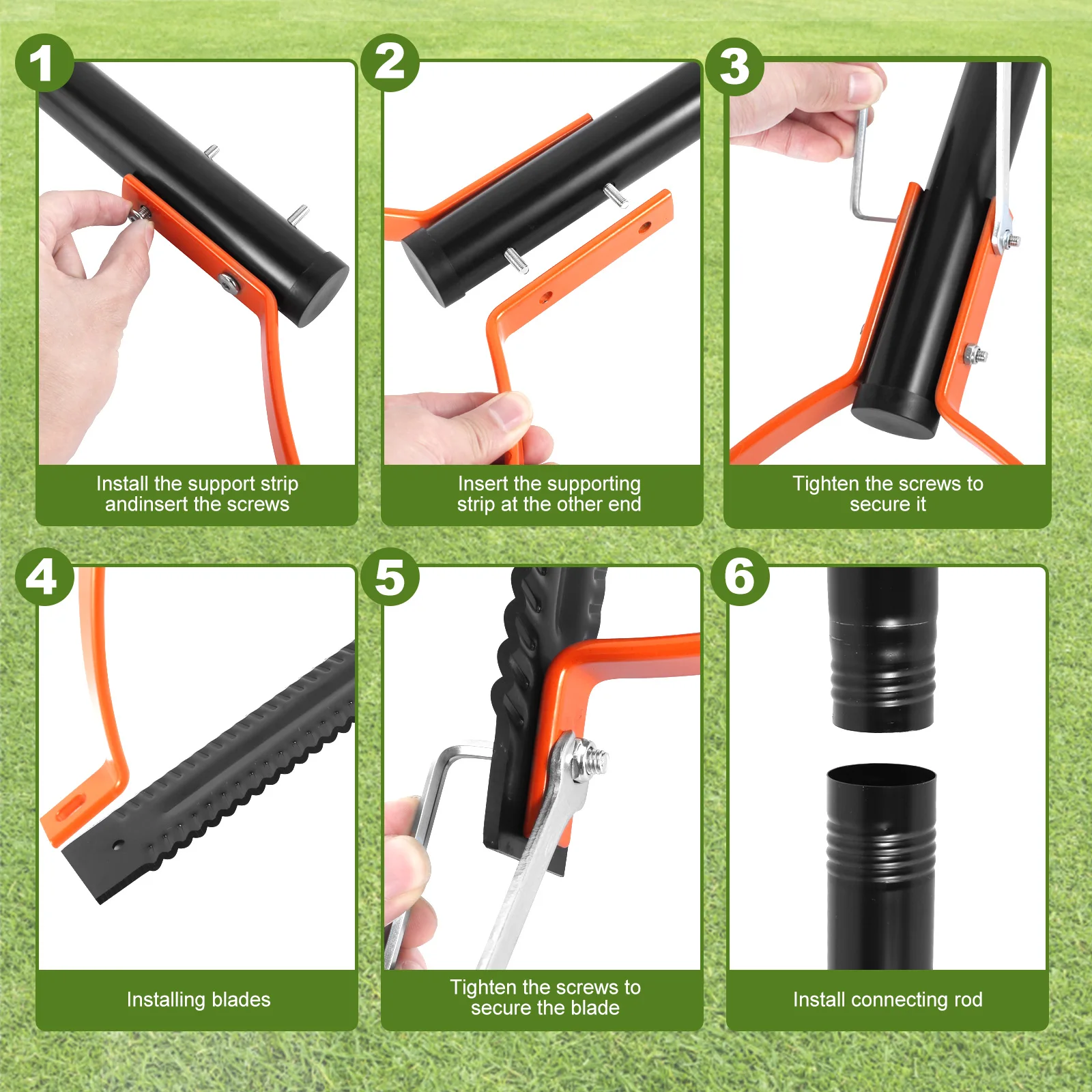 Manual Weed Puller Tool Sharp Steel Handheld Weed Remover Tool For Outdoor Garden Lawn Serrated Weeder Removal Accessory 6