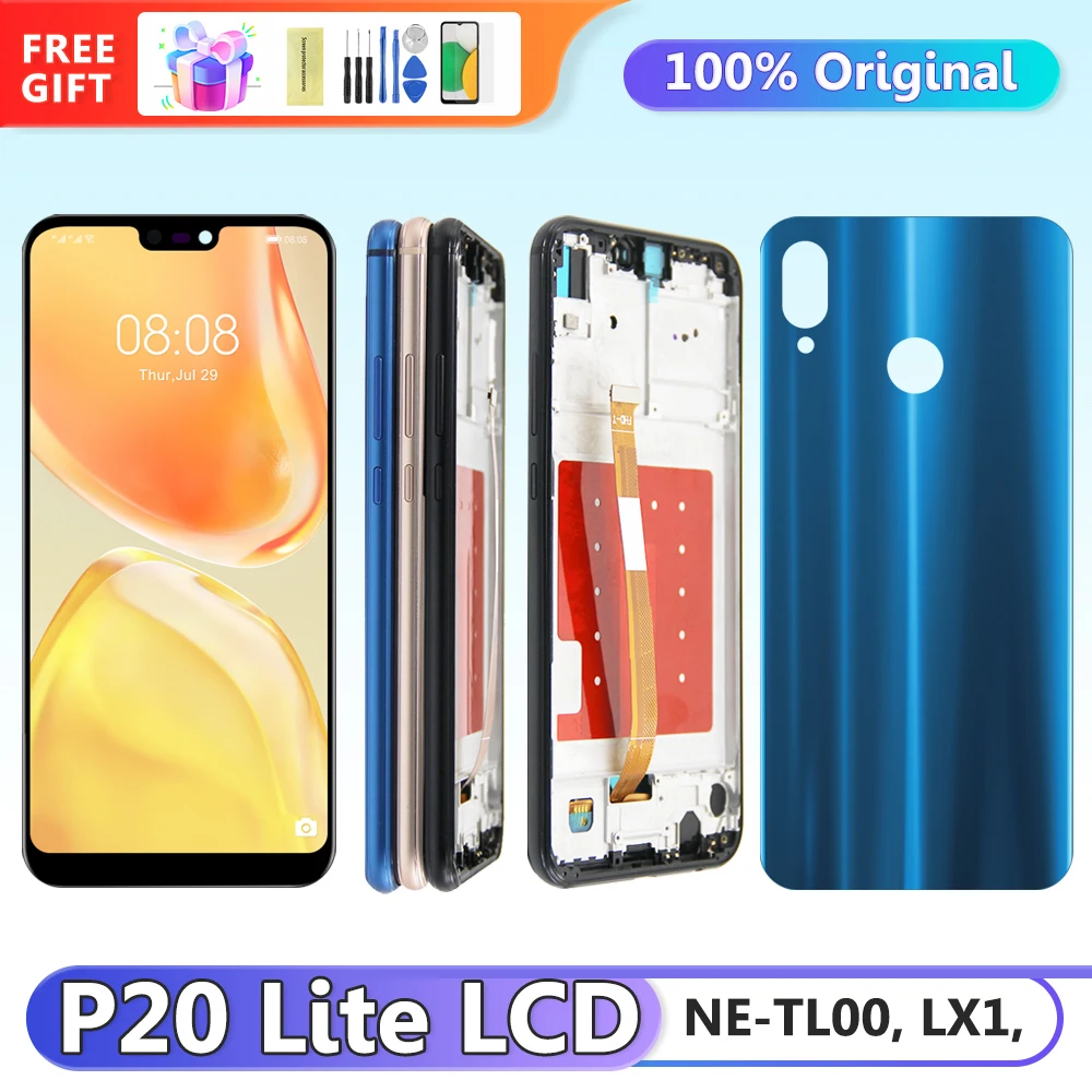 

5,84 ''экран дисплея для Huawei P20 lite ANE-LX1 Lcd дисплей сенсорный экран дигитайзер для замены Huawei Nova 3e